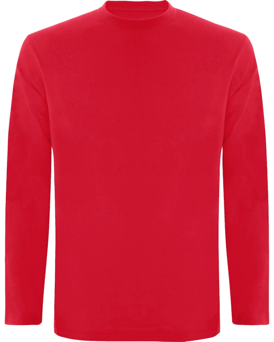 Unisex pikkade varrukatega särk, punane