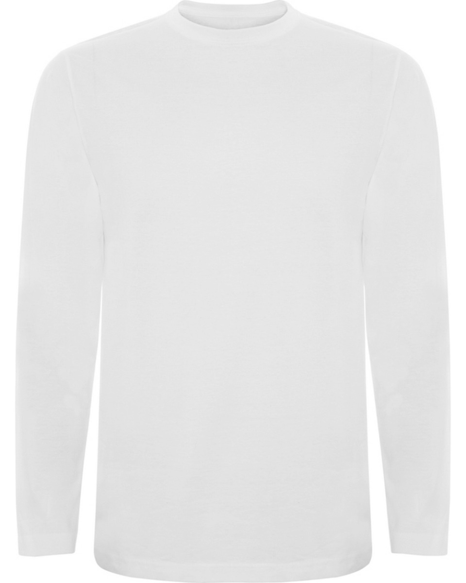 Unisex pikkade varrukatega särk, valge