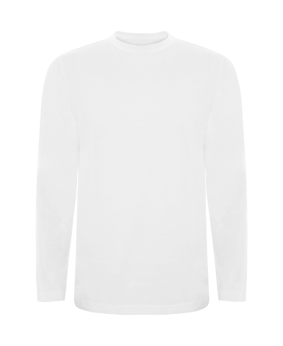 Laste pikkade varrukatega särk, valge