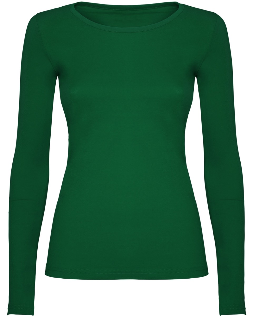 Naiste pikkade varrukatega särk, tumeroheline