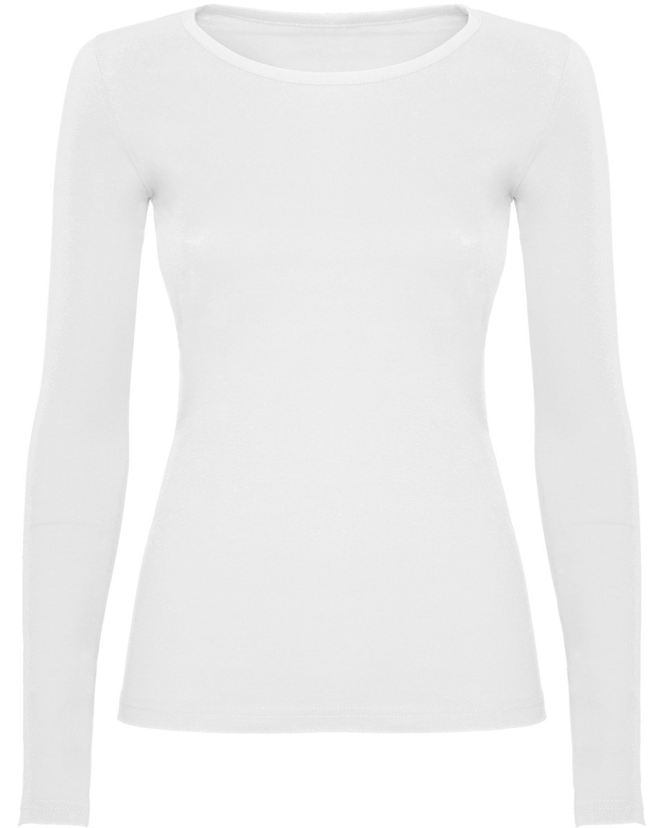 Naiste pikkade varrukatega särk, valge