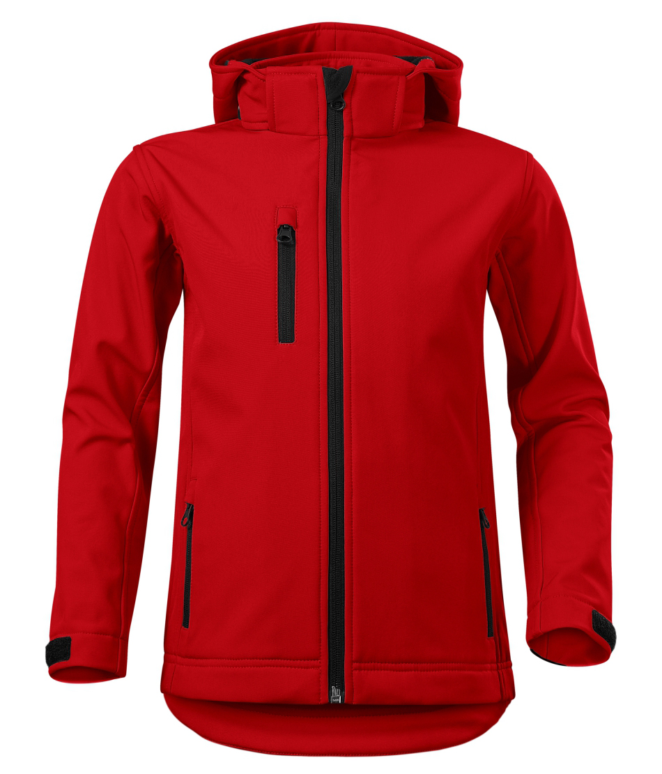 Laste softshell jope, punane