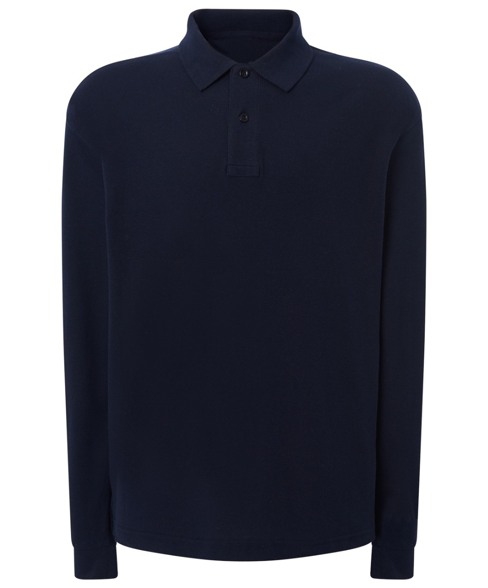 Meeste pikkade varrukatega polosärk, tumesinine