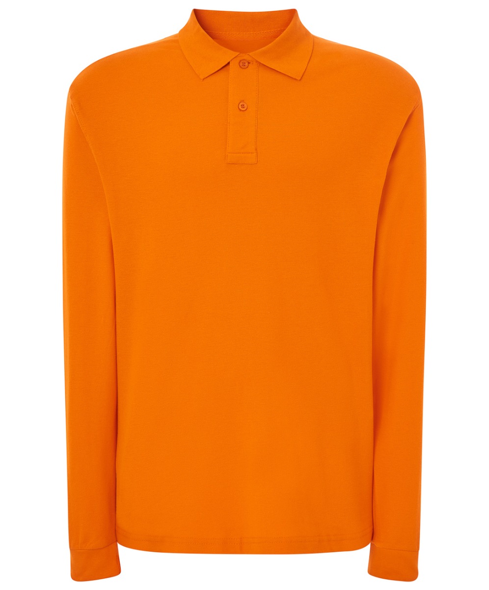 Meeste pikkade varrukatega polosärk, oranz
