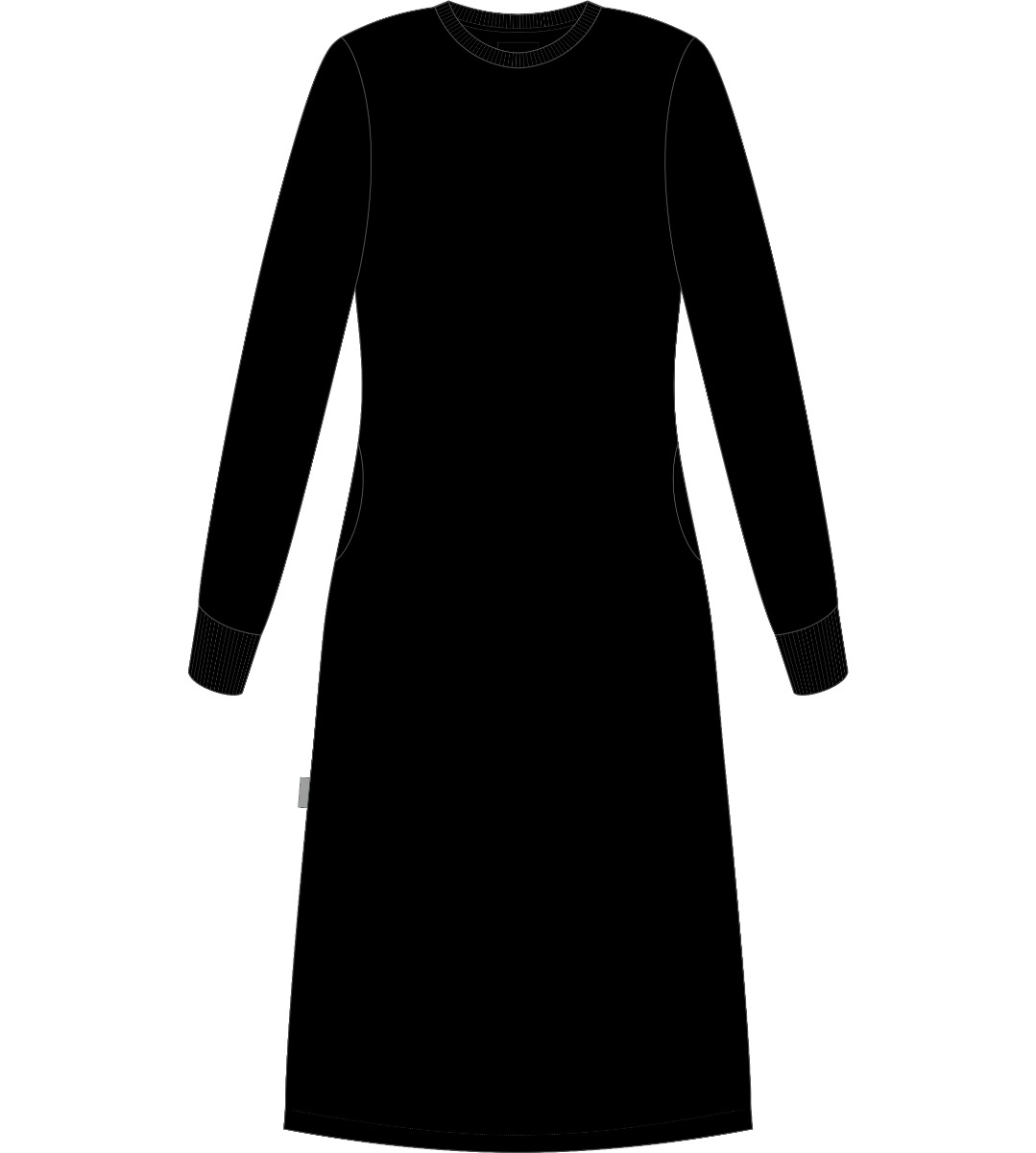 Naiste pusakleit, must